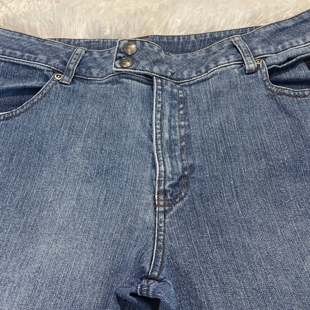 Harley-Davidson DENIM SEE MEASUREMENTS Jeans with Button Accents WOMENS 16